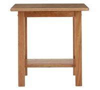 Maison by Premier Side Table Selby Square Rubberwood Natural