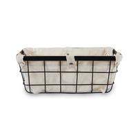 Maison by Premier Small Matte Wire Storage Basket Black