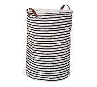 Maison by Premier Stripe Black And Natural Laundry Bag