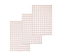 Maison by Premier Tea Towels Doro Cotton Check Beige 3pcs