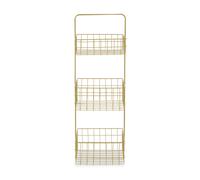 Maison by Premier Three Tier Gold Finish Storage Caddy