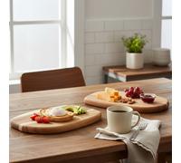 Maison by Premier Versatile Set of 2 Serving And Chopping Board, Stylish Chopping Board , Sustainable Kitchen Cutting Board