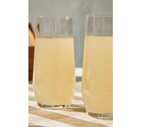 Maison by Premier Versatile Set of 4 Lead Free Crystal High Ball Glasses, Modern Design Small Tumblers, Sleek Tumblers