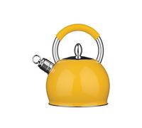 Maison by Premier - Yellow Whistling Kettle - 2.4 Ltr - Retro design