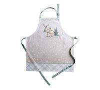 Maison d' Hermine 100% Cotton Apron for women with Pocket Kitchen Chef Autumn Apron for Men Cooking Gardening Server Waitress Maid - (Deer in The Woods, 85 cm x 70 cm)