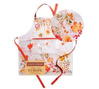 Maison d' Hermine 100% Cotton Apron for women with Pocket Kitchen Chef Autumn Apron for Men Cooking Gardening Server Waitress Maid - (Amarante, 85 cm x 70 cm)