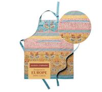 Maison d' Hermine 100% Cotton Apron for women with Pocket Kitchen Chef Spring/Summer Apron for Men Cooking Gardening Server Waitress Maid - (Marquise, 85 cm x 70 cm)