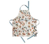 Maison d' Hermine Apron for women with Pocket 100% Cotton 85 cm x 70 cm 1 Piece Adjustable Neck Strap & long ties Apron Men, Chef, Wedding, Cooking, Gardening, Server Spring/Summer (Dalida)