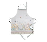 Maison d' Hermine Apron for women with Pocket 100% Cotton 85 cm x 70 cm 1 Piece Adjustable Neck Strap & long ties Apron Men, Chef, Wedding, Cooking, Gardening, Server Spring/Summer (Easter Dew)