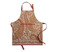 Maison d' Hermine Apron for women with Pocket 100% Cotton 85 cm x 70 cm 1 Piece Adjustable Neck Strap & long ties Apron Men, Chef, Wedding, Cooking, Gardening, Server (Kashmir Paisley)