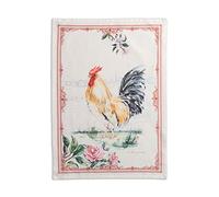 Maison d' Hermine Kitchen Towels Set of 2 100% Cotton 70 CM x 50 CM Reusable Cloth Tea Dish Towels Absorbent with Hanging Loop for Kitchen Dining Valentines Gifts for Him (Campagne)