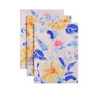 Maison d' Hermine Kitchen Towels Set of 3 100% Cotton 70 CM x 50 CM Reusable Cloth Tea Dish Towels Absorbent with Hanging Loop for Kitchen Dining Gifts for Mothers Day (Amsterdam Canals)