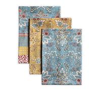 Maison d' Hermine Kitchen Towels Set of 3 100% Cotton 70 CM x 50 CM Reusable Cloth Tea Dish Towels Absorbent with Hanging Loop for Kitchen Dining Valentines Gifts for Her (Marquise)