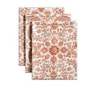 Maison d' Hermine Kitchen Towels Set of 3 100% Cotton 70 CM x 50 CM Reusable Cloth Tea Dish Towels Absorbent with Hanging Loop for Kitchen, Dining, Cocktail Parties (Cachemire)
