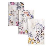 Maison d' Hermine Kitchen Towels Set of 3 100% Cotton 70 CM x 50 CM Reusable Cloth Tea Dish Towels Absorbent with Hanging Loop for Kitchen Dining Christmas Decorations (Equinoxe - Beige)