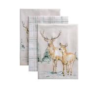 Maison d' Hermine Kitchen Towels Set of 3 Reusable 100% Cotton 70cm x 50cm