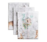 Maison d' Hermine Kitchen Towels Set of 3 Reusable 100% Cotton 70cm x 50cm