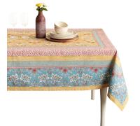 Maison d' Hermine Marquise 100% Cotton Tablecloth for Kitchen Dining | Tabletop | Decoration | Parties | Weddings | Spring/Summer (Rectangle, 70 Inch by 120 Inch)