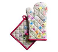 Maison d' Hermine Oven Mitt & Pot 100% (19cm x 33cm) (20cm x 20cm)