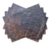 Maison d' Hermine Placemats Set of 4 100% Cotton Washable Cloth Place Mats, Reusable Table Mats for Christmas Decorations Kitchen Dining Party Wedding Restaurant (Imperfection, 33 CM x 48 CM)