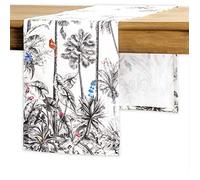 Maison d' Hermine Table runner 100% Cotton Single Layer Table Runners 180 CM long for Christmas Decorations Home Kitchen Dining Party Wedding Bridal Shower (Amazonia, 37 cm x 180 cm)