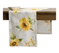 Maison d' Hermine Table runner 100% Cotton Single Layer Table Runners 180 CM long for Home Kitchen Dining Party Wedding Bridal Shower Spring Summer (Candice, 37 cm x 180 cm)