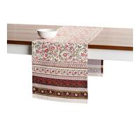 Maison d' Hermine Table runner 100% Cotton Single Layer Table Runners 230 CM long for Christmas Decorations Home Kitchen Dining Party Wedding Bridal Shower (Reveillon AU Jardin, 37 cm x 230 cm)