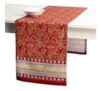 Maison d' Hermine Table runner 100% Cotton Single Layer Table Runners 230 CM long for Home Kitchen Dining Party Wedding Bridal Shower Spring Summer (Sofia, 37 cm x 230 cm)
