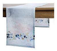 Maison d' Hermine Table runner 100% Cotton Single Layer Table Runners 230 CM long for Spring/Summer Decorations Home Kitchen Dining Party Wedding Bridal Shower (Lazy Summer Days, 37 cm x 230 cm)