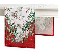Maison d' Hermine Table runner 100% Cotton Table Runners 230 CM long Decorative for Home Kitchen Dining Party Baby Shower Wedding Bridal Shower (Noel, 37 cm x 230 cm)