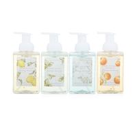 MAISON DE BASE Set of 4 Rectangular Sparkling Soaps, 480 ml; Lemon Leaf Orange Collected in the Sun Eucalyptus Mint and Fresh Basil Multicoloured
