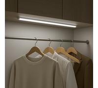 MAISON DE BUCKS 50 cm Led Human Body Sensor lamp Smart Magnetic self-Adhesive Night Light Long Rechargeable Wardrobe Cabinet Light Strip (Cool White)