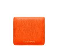 MAISON de SABRÉ leather compact mirror - Orange One Size