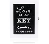 Maison des Cadeaux 6-Key Hook Cabinet - “Love Is The Key” (Classic)