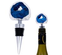 Maison des Cadeaux Blue Agate Stone Bottle Stopper