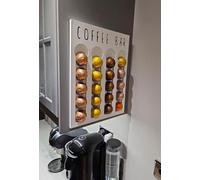 Maison Des Cadeaux Coffee Pod Holder intended for Nespresso Vertuo Coffee Pods, Coffee Capsule Sliding Design Holds Up To 20 Capsules, Hangable and Countertop Upright Home Kitchen Organiser