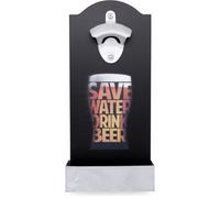 Maison Des Cadeaux 'save Water' Bottle Opener With Cap Catcher