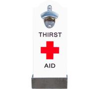 Maison Des Cadeaux "thirst Aid" White Bottle Opener
