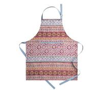 Maison d'Hermine 100% Cotton Apron for women with Pocket Kitchen Chef Apron for Men Cooking Gardening Server Waitress Maid, 04 - Fair Isle, 27.50"x31.50"