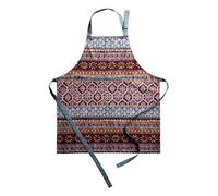 Maison d'Hermine 100% Cotton Apron for women with Pocket Kitchen Chef Apron for Men Cooking Gardening Server Waitress Maid, 04 - Fair Isle, 27.50"x31.50"