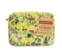 Maison d'Hermine Laptop sleeve case upto 13.5 inch Stain and water repellent Cotton canvas - Eden - Yellow
