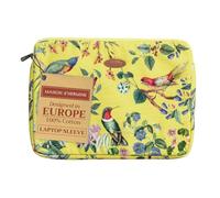 Maison d'Hermine Laptop Sleeve Upto 13.5 inch Stain and Water Repellent Cotton Canvas - Eden - Yellow