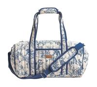 Maison d'Hermine Travel Duffle bag Cotton Quilted bag Overnight Luggage Weekender Business Travellers Family Trip - The Miller - Blue