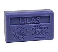 Maison du Savon de Marseille - French Soap made with Organic Shea Butter - Lilac Fragrance - 125 Gram Bar