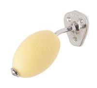 Maison du Savon de Marseille - Wall Rotating Soap Holder - Wall Mounted for Easy Hand and Body Wash - Durable Chrome Finish - Comes with 270g Lemon Scented Argan Oil French Soap