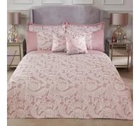 Maison Duchess Paisley Luxury Duvet Cover Sets Super King Bed Blush Bedding Set