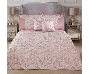 Maison Duchess Paisley Luxury Duvet Cover Sets Super King Bed Blush Bedding Set