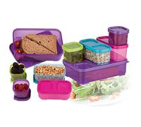 Maison Futée 10-Piece Multicoloured Plastic Rectangular Storage Boxes