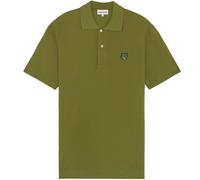 Maison Kitsune Fox Head Patch Polo Shirt - Military - 210KJ-MIL FOX H