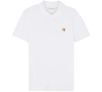 Maison Kitsune Fox Head Patch Polo Shirt - White - 208KJ02-WHT FOX HE